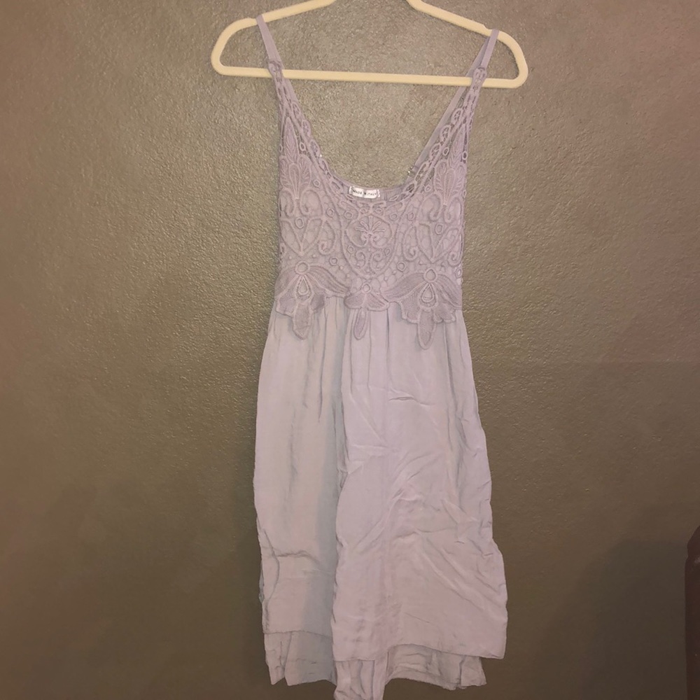 Italian crochet-top dress